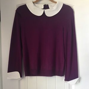 Peter Pan neckline sweater!